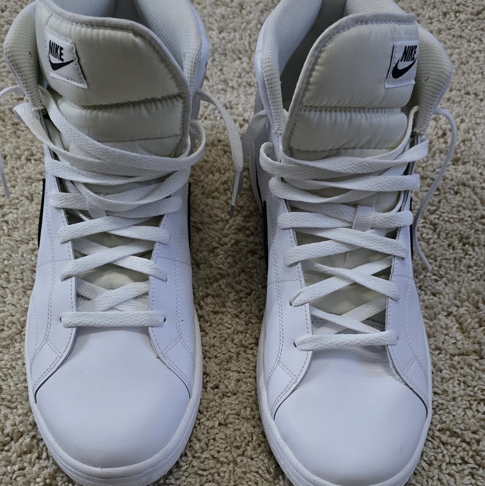 Nike White High-Top Sneakers